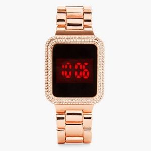 Rhinestone Digital Watch
